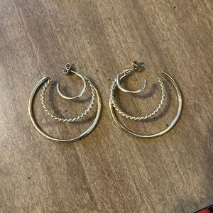NWOT Gold Hoops